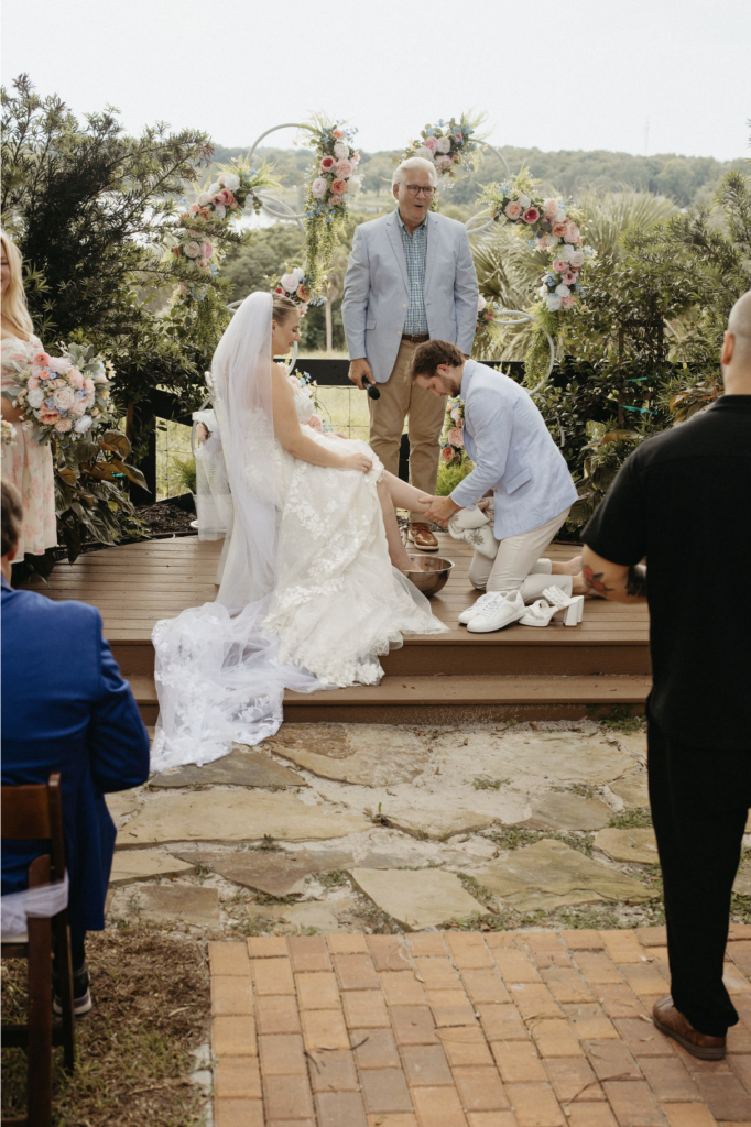 garden wedding ceremony