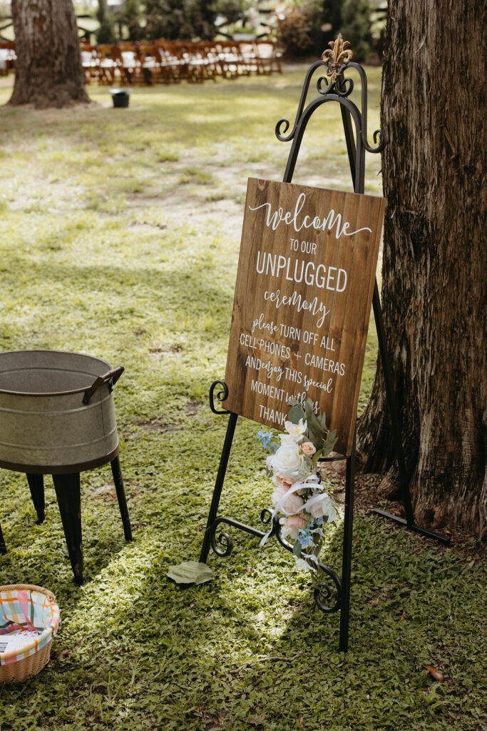 personalized garden wedding