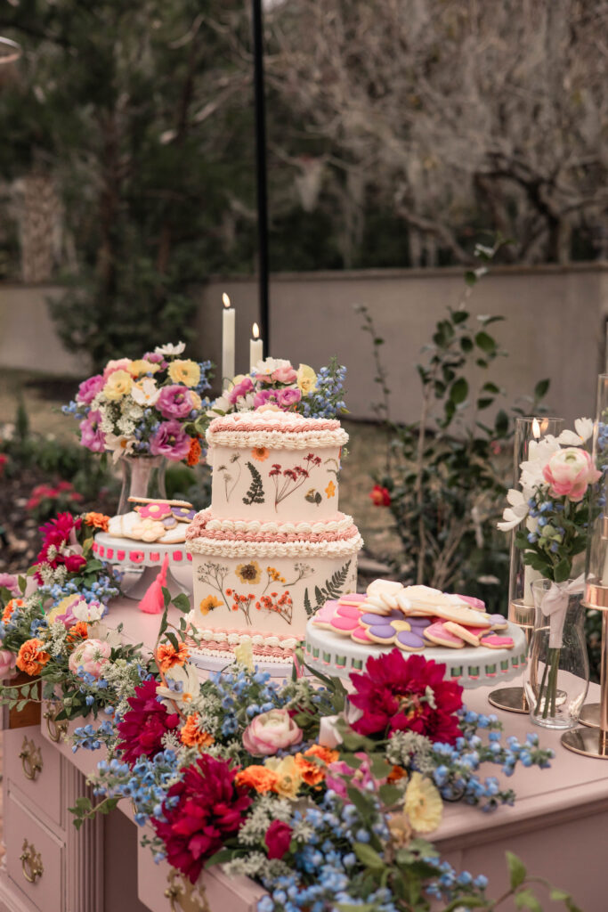 Bold colorful wedding design